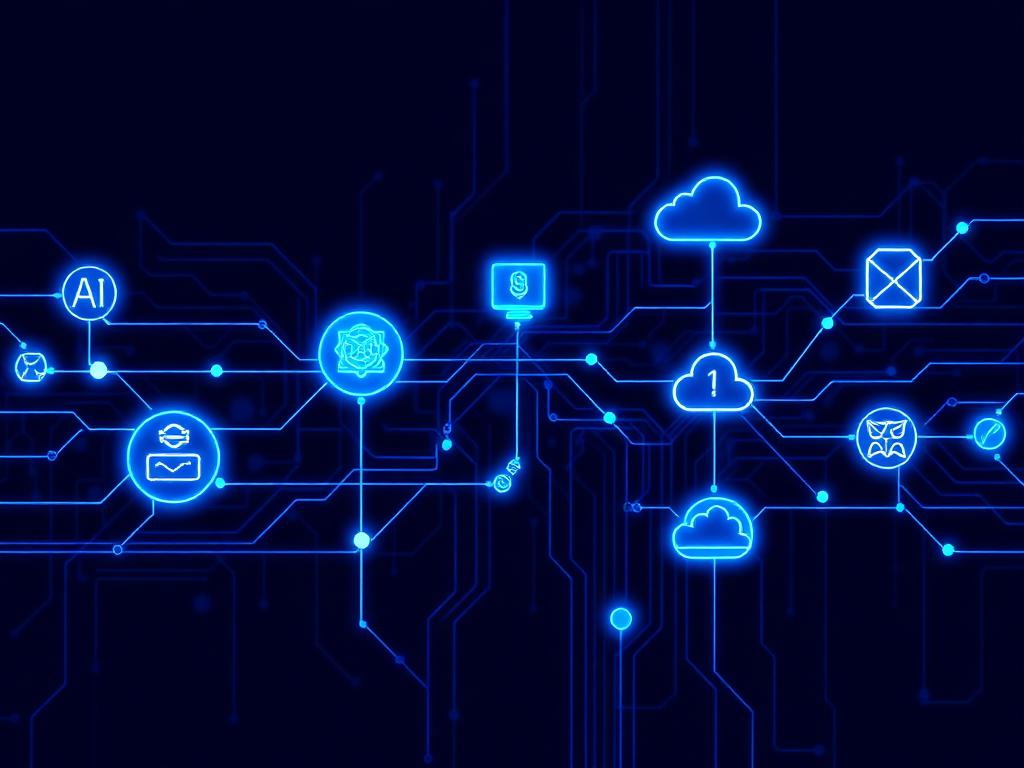 Technology and AI innovation concept